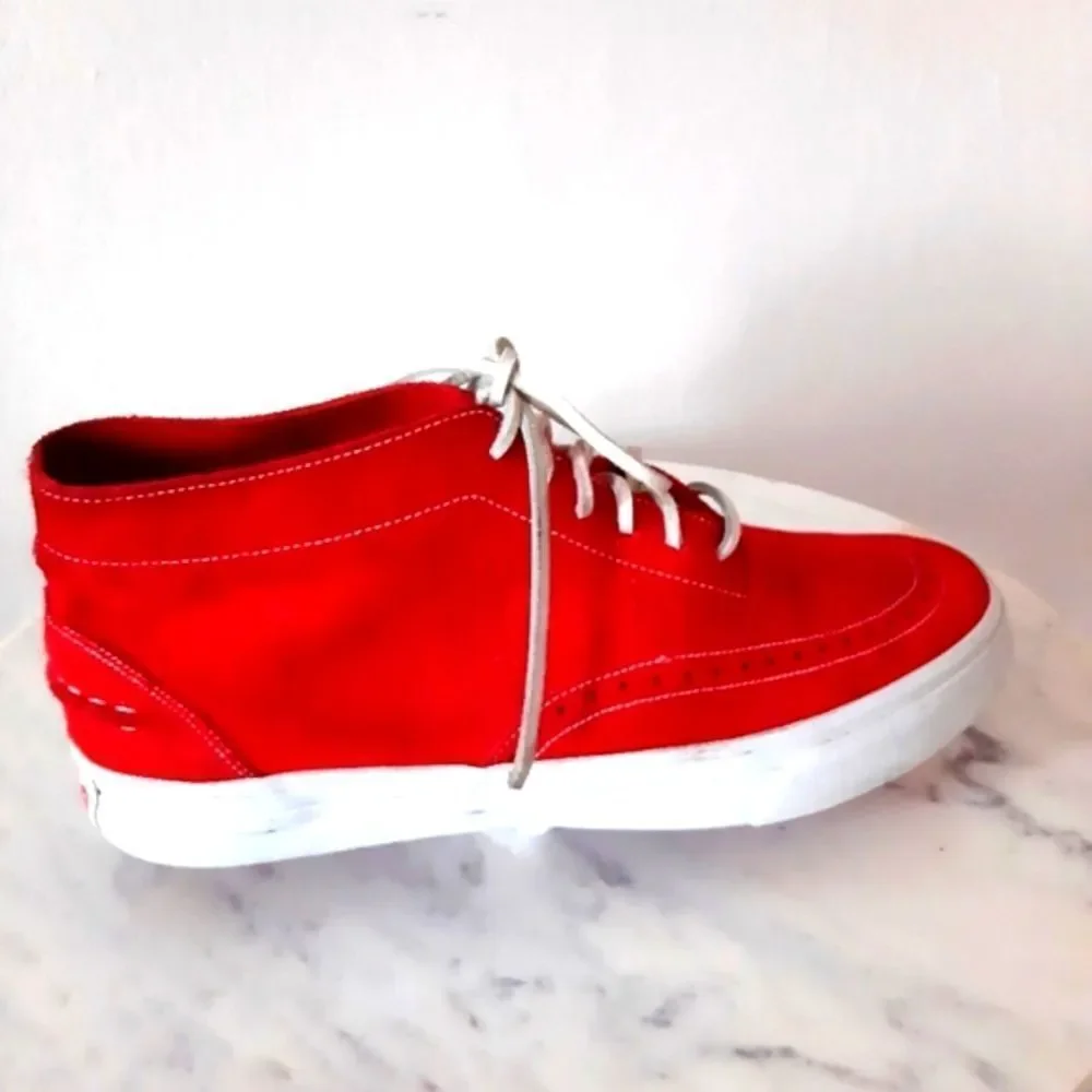 ALIFE New York Public Estate Mid Anarchi Suede Red Sz 9.5